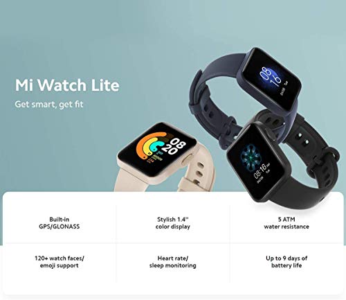 Xiaomi Mi Watch Lite Reloj Inteligente Impermeable Monitor de Sueño Reloj Deportivo para Monitor