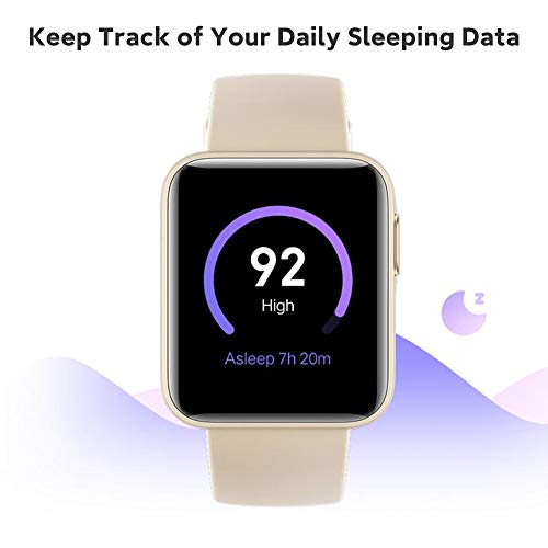Xiaomi Mi Watch Lite smartwatch Reloj Inteligente Deportivos Impermeable Monitor de sueño Reloj Deportivo para Monitoreo de frecuencia cardíaca Control de música Notificaciones de Mensajes…