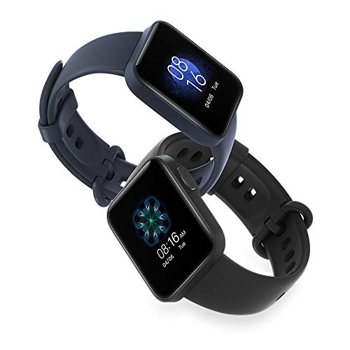 Xiaomi Mi Watch Lite Smartwatch Sport Fitness Trackers 1.4" Pantalla TFT 5ATM Resistencia Monitoreo del Ritmo Cardíaco Monitoreo del Sueño Ejercicios de Respiración Actividades Banda (Negro)