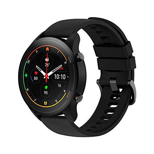 Xiaomi Mi Watch Pantalla 1.39" AMOLED, Medición de Nivel de oxígeno en Sangre, y seguimiendo de 100+ Ejercicios, Color Negro