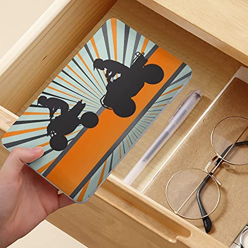 Xingruyun Caja De Almacenamiento De Mascarilla Silueta De La Bici Del Patio Bolso De Mascarilla Portátil Estuches De Almacenaje Caja De Mascarillas 11x19cm