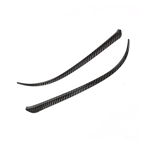 xiuxiu Fibra de Carbon Abdominales Adecuado BMW X1 F48 1 2 Serie Tourer Active Tourer F45 F46 218i 16-19 Side Trastro View Street Strips Trim Att Fit for BMW X2 F47 2018 (Color : Carbon Fiber)