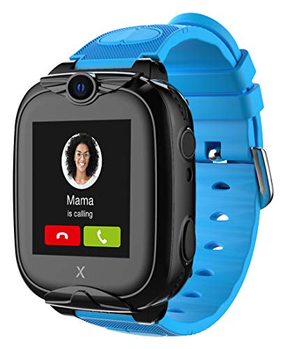 XPLORA XGO 2 - Teléfono Reloj 4G para niños (SIM no incluida) - Llamadas, Mensajes, Modo Colegio, SOS, GPS, Cámara, Linterna y Podómetro - Incluye 2 años de garantía (Azul)
