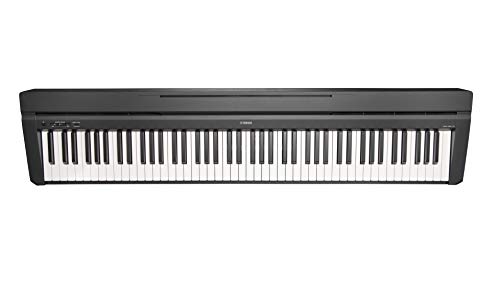 Yamaha P-45 - Piano digital ligero y portátil para aficionados y principiantes, color negro