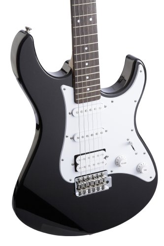 Yamaha Pacifica 012 Guitarra Eléctrica Guitarra 4/4 de madera, 64.77 cm, escala 25.5 pulgadas, 6 cuerdas, selector pastillas de 5 posiciones, Color Negro