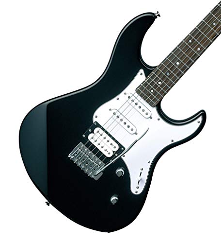 Yamaha Pacifica 112V - Guitarra eléctrica con diseño clásico para principiantes, clase de guitarra online, color negro