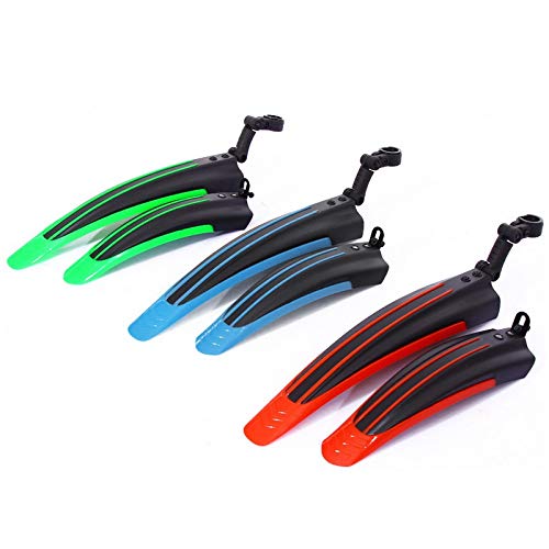 YFCTLM Guardabarros de Bicicletas Guardabarros Moto rociadores Defensas Guardabarros de Bicicletas de montaña Set Aletas Delanteras Ciclo for/neumático Trasero Bicicleta MTB Fender