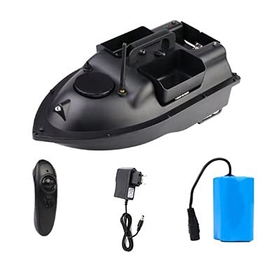 YLLLLY V18 RC Pesca Bait Boat GPS Posicionamiento Automático Devolución Tres Warehouse Dual-Motor Control Remoto Herramientas de Pesca 12000mAh, Barco de Cebo, Barco de Cebo de Pesca, Barco de