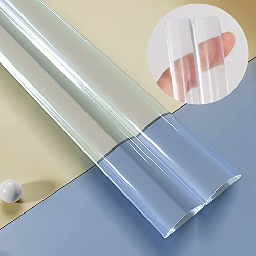 Yolistar Transparente Tira Protectora Borde, Protectores Esquina para BEB¨¦s, Protectores Borde de Mesa Guardias Esquina con Cinta Adhesiva Fuerte para Armarios, Mesas, Cajones, Los 6M / 10MM