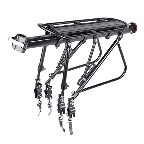 Youdert Pannier Rack Quality Bicycle Cargo Carrier de Carga 24-29 Pulgadas Bicicletas Trasera de Equipaje Tapa de la Postura Soporte de la Bolsa de la Bolsa con la Herramienta de instalación 10 0kg