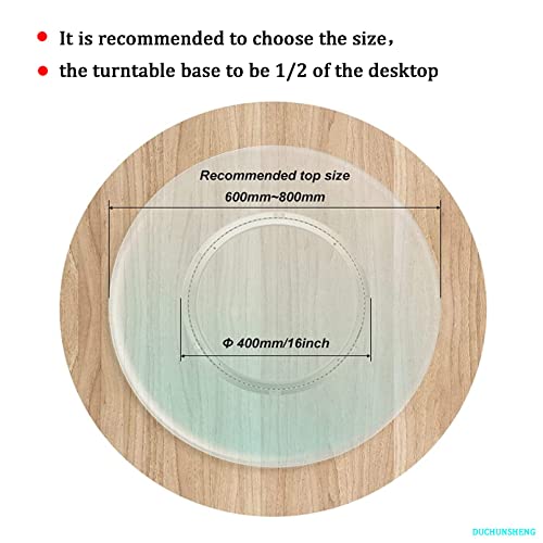 YQDZADA6 Rodamiento Giratorio - Cojinete De Aluminio, Ø 8" 10" 12" 14" 16" Lisa Placa Giratoria,para Mesa De Cocina De Vidrio/Granito O Madera,También Se USA para Hacer Lazy Susan,fácil De Usar