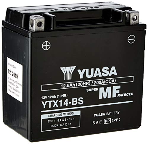 Yuasa YTX14-BS(WC) Batería sin Mantenimiento