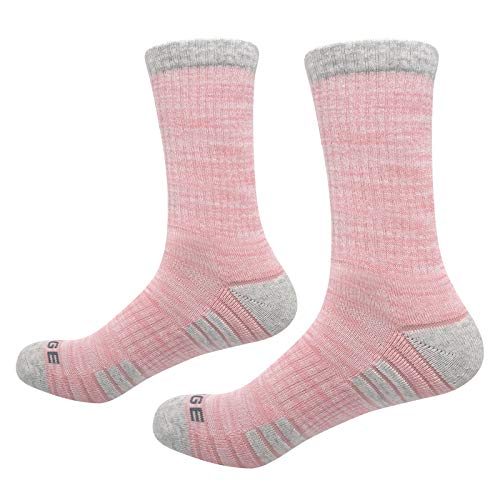 YUEDGE 3 Pares Mujer Termicos Algodon Deportivos Calcetines de Montaña Senderismo Trekking Gruesos Transpirable alto rendimiento Talla 37-42 XL
