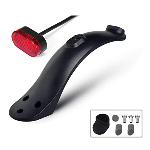 Yungeln Guardabarros Trasero para Scooter con Luces traseras Compatible con Scooter eléctrico Xiaomi 1S M365 Pro