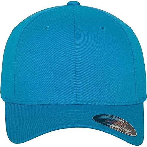 Yupoong - Gorra/Visera Hombres Entallada/Ajustada Modelo Flexfit - Verano/Playa (L/XL) (Negro)