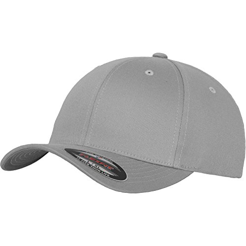 Yupoong - Gorra/Visera Hombres Entallada/Ajustada Modelo Flexfit - Verano/Playa (L/XL) (Negro)