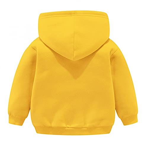 YWLINK Bebé ReciéN Nacido De Manga Larga con Capucha Sudadera Tops Sudaderas Casuales para BebéS Y NiñOs Camisetas De Color Liso Jersey Cuello Redondo Sudadera con Capucha Y Letras