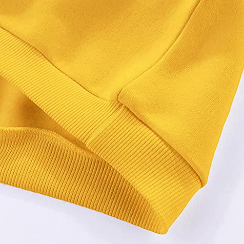 YWLINK Bebé ReciéN Nacido De Manga Larga con Capucha Sudadera Tops Sudaderas Casuales para BebéS Y NiñOs Camisetas De Color Liso Jersey Cuello Redondo Sudadera con Capucha Y Letras