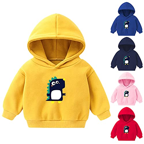 YWLINK Bebé ReciéN Nacido De Manga Larga con Capucha Sudadera Tops Sudaderas Casuales para BebéS Y NiñOs Camisetas De Color Liso Jersey Cuello Redondo Sudadera con Capucha Y Letras