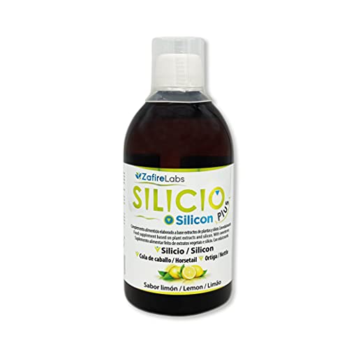 ZafireLabs Nuevo Silicio Orgánico 500 ml sin colorantes | complemento alimenticio con silicio orgánico (Orgono Powder®), extractos de las plantas Cola de Caballo y Ortiga