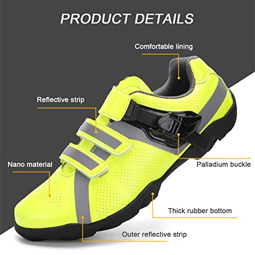 Zapatilla de Ciclismo Hombre Mujer Zapatillas de Bicicleta Unisex, Calzado Deportivo de MTB Transpirable Zapatos de Bicicleta de Carretera Zapatillas de Ciclismo al Aire Libre para Bicicleta de M