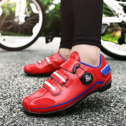 Zapatillas Bicicleta Montaña Hombre Zapatillas de Bicicleta Unisex Calzado Deportivo de MTB Transpirable Zapatos de Ciclismo para Ciclismo de Carretera y Ciclismo de montaña para Bicicleta de Mon