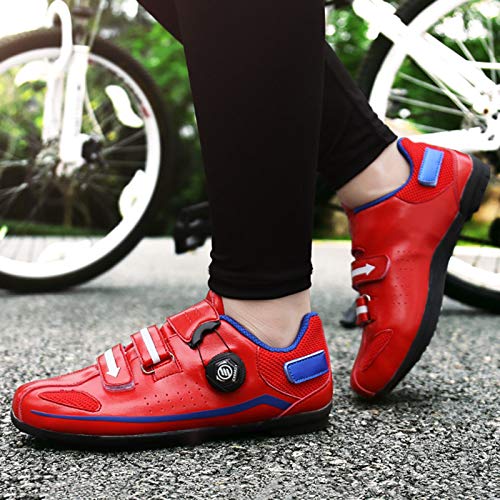 Zapatillas Bicicleta Montaña Hombre Zapatillas de Bicicleta Unisex Calzado Deportivo de MTB Transpirable Zapatos de Ciclismo para Ciclismo de Carretera y Ciclismo de montaña para Bicicleta de Mon