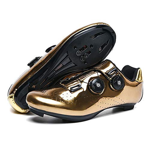 Zapatillas Ciclismo MTB Hombre Zapatos de Bicicleta de Carretera Hombre, Antideslizante Transpirable Calzado para Bicicletas para Ciclismo de Carretera y Ciclismo de montaña Antideslizante Zapati