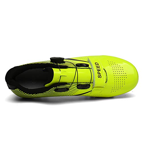 Zapatillas de Ciclismo MTB para Hombres Mujer Zapatillas De Bicicleta de Montaña Zapatillas Ciclismo Carretera Antideslizantes Respirables Calzado de Ciclismo