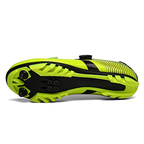 Zapatillas de Ciclismo MTB para Hombres Mujer Zapatillas De Bicicleta de Montaña Zapatillas Ciclismo Carretera Antideslizantes Respirables Calzado de Ciclismo