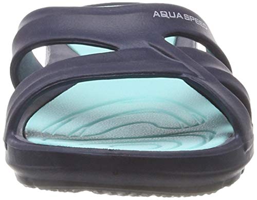 Zapatillas de piscina Panama Speed ​​para mujer, azul marino / turquesa, 41 EU