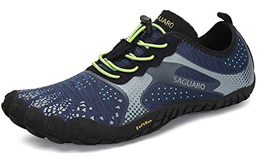 Zapatillas Deportivas Minimalistas Hombre Transpirable Zapatos de Agua para Nadar Yoga Surf Beach Azul 40