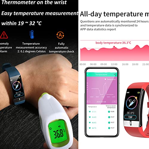 Zeerkeer Pulsera Actividad ECG+PPG Reloj Inteligente Fitness Tracker Podómetro Monitor de Sueño Contador de Calorías Pasos Mujeres Hombres