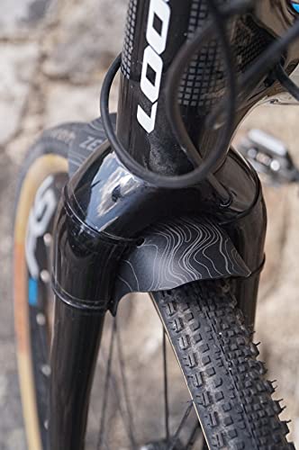 Zefal Shield Lite Gravel Bike-Guardabarros Delantero para Bicicleta, Unisex, Negro, 700c / 28"
