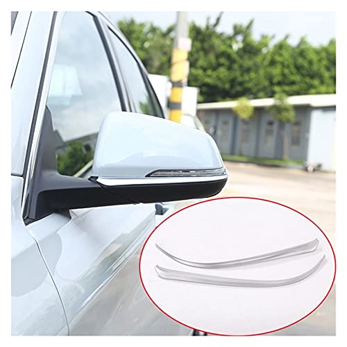 zhuzhu Retrovisor Lateral Espejo Tapa de Ajuste Accesorios Decorativos for automóviles Aptos for BMW X1 F48 1 2 Serie Tourer Active F52 F45 F46 218i Estilismo de Coche (Color : Silver)