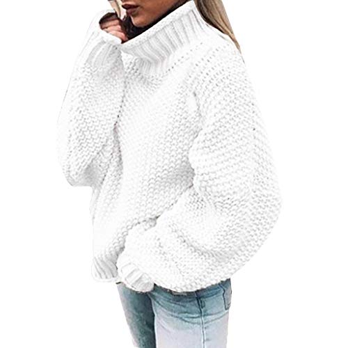 Zilosconcy Felpa Sudaderas Mujer Invierno Rebajas Cuello Alto Jersey Cálido Suéter Talla Grande Manga Larga Chaqueta con Capucha Vintage Abrigos con Bolsillo