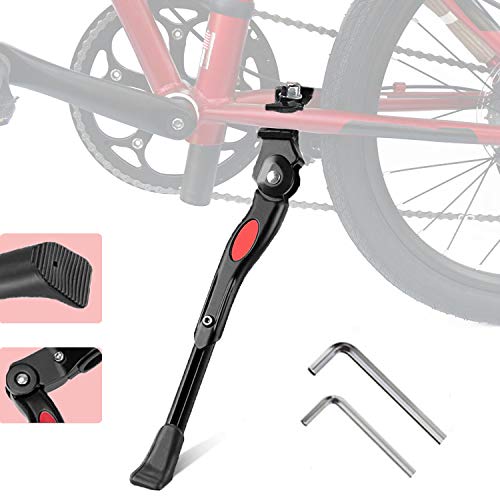 ZOSEN Bike Kickstand Soporte Medio Ajustable para Bicicletas de 22 24 26 Pulgadas