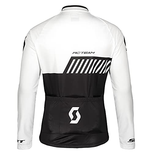 ZQD Ciclismo Maillot Hombres Jersey + Pantalones Largos Culote Mangas Largas de Ciclismo Conjunto de Ropa, Pantalones Acolchados de Gel 9D MTB Camisa de Montar, Camisa de Carreras Camisa de Ciclismo