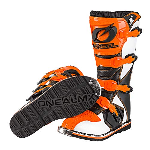 0329-309 - Oneal Rider EU Motocross Boots 9/42 Orange (UK 8)