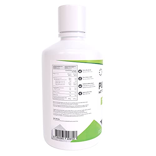 100% Aceite de coco C8 MCT | Pureza de 99% | Ácido Caprílico Puro C8 | NON_GMO | 1000ML | Paleo | Cetogénica | Vegana | Sin gluten | Sin BPA (1000ml Coco C8)