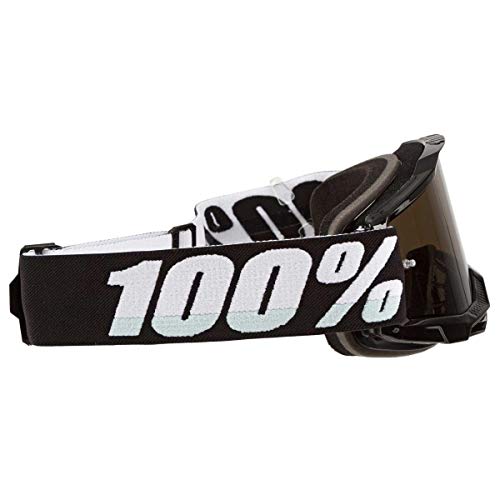100 Percent ACCURI 2 Goggle Black-Mirror Silver Lens, Adultos Unisex, Negro, ESTANDAR