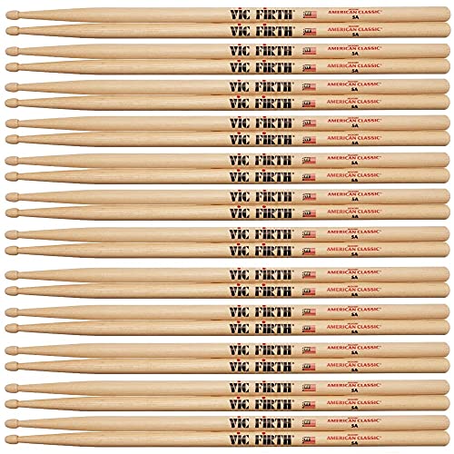 (12 pares) 5A baquetas - American Classic ? VIC FIRTH