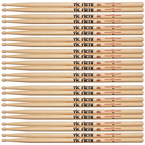 (12 pares) 5A baquetas - American Classic ? VIC FIRTH