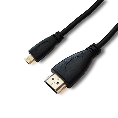 1.5m Micro HDMI Macho a HMDI Cable Adaptador Macho Cable de Alta Velocidad para GoPro Hero 7 Negro 6 5 Cámara ASUS Zenbook Laptop Raspberry Pi 4 Sony A6000 A6300 Nikon B500 Lenovo Yoga 3 Pro