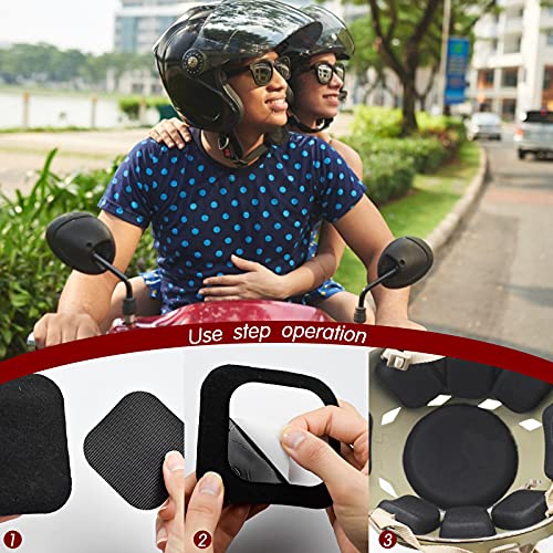 19 Pcs Almohadilla Casco Moto Almohadillas Casco Bicicleta Almohadilla Táctica para Casco Accesorios para Casco de Bicicleta Almohadillas de Espuma para Casco