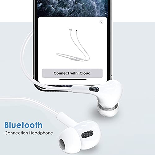 2 Pack Auriculares para iPhone, Auriculares estéreo de fidelidad con cancelación de Ruido, con micrófono y Control de Volumen compatibles con iPhone 13/13 Pro Max/12/ SE/11/XR/XS/XS Max/8/8P/7/7P