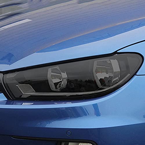 2 uds, Película Protectora para Faros Delanteros de Coche, restauración, Pegatina Negra Transparente de TPU, para Volkswagen VW Scirocco 2008-2017 Accesorios