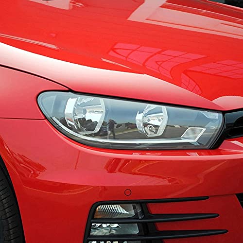 2 uds, Película Protectora para Faros Delanteros de Coche, restauración, Pegatina Negra Transparente de TPU, para Volkswagen VW Scirocco 2008-2017 Accesorios