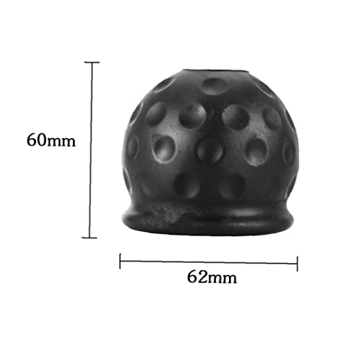 2 Unids Trailer Hitch Ball Cover Universal 50mm Tow Bar Bar Ball Gorra para Remolque Trailer Caravan