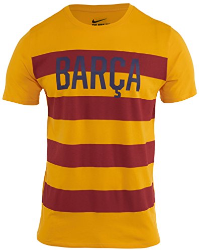 2015-2016 Barcelona Nike Core Plus Match Tee (Gold)